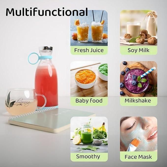 Travel Portable Mini Juice Blender – 380ml