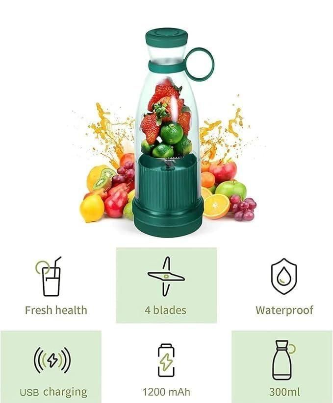 Travel Portable Mini Juice Blender – 380ml